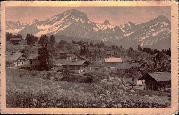 Villars village et les Muverans Vorderseite