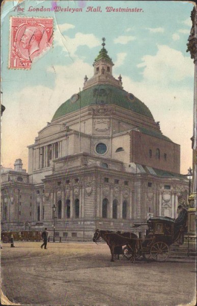 The London Wesleyan Hall, Westminster Vorderseite
