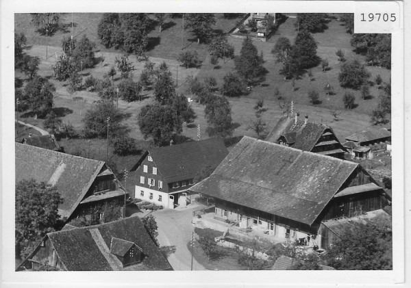 Flugaufnahme Oberwil-Cham - Foto: 90x125mm