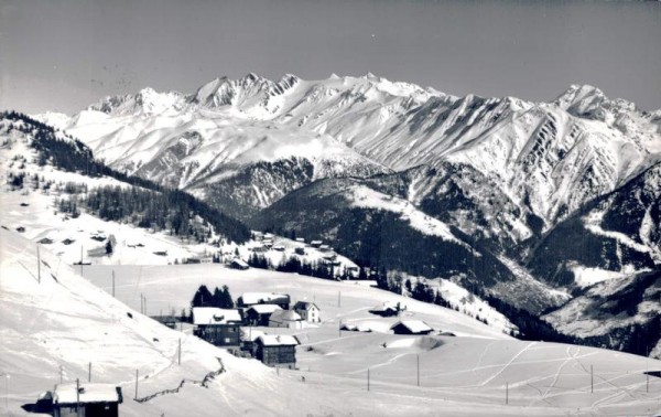 Riederalp, Wallis. Blinnenhorn und Ofenhorn Vorderseite