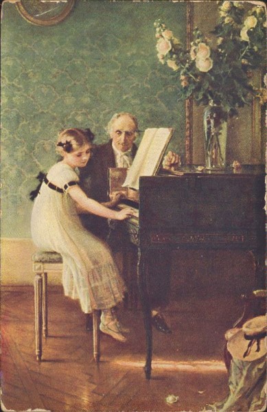 Munier, Klavierstunde