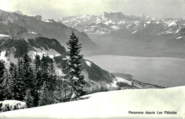 Panorama depuis Les Pléiades Vorderseite