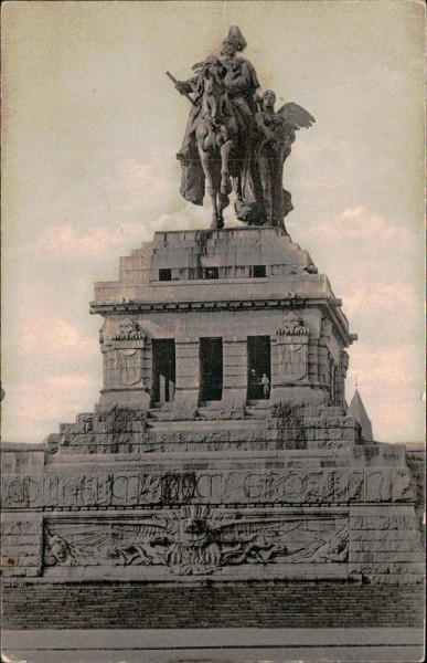 Koblenz - Das Kaiser Willhelm-Denkmal Vorderseite