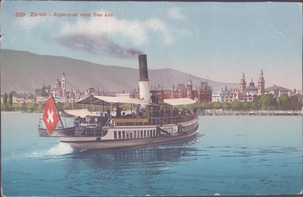 Zürich, Alpenquai Vorderseite