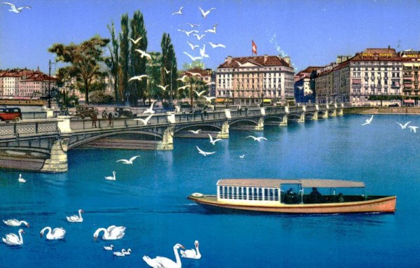 Genève - Pont du Mont-Blanc Vorderseite