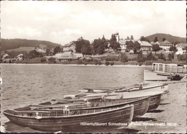 Höhenluftkurort Schluchsee im südl. Schwarzwald