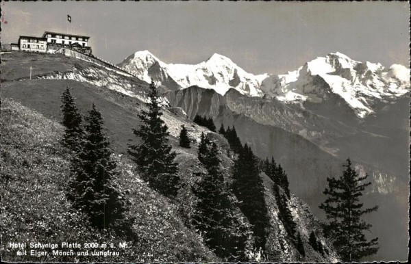 Schynige Platte (2000 m) Vorderseite