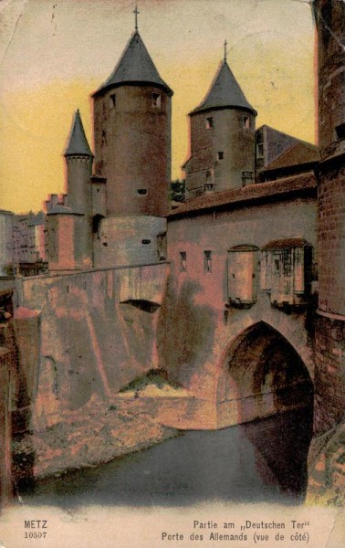 Metz Partie am "Deutschen Tor" Vorderseite