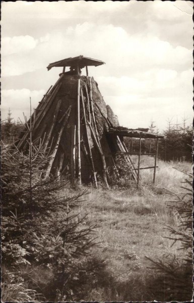 Der Harz - Ein Erlebnis. Kohlerhütte in Oberharz Vorderseite