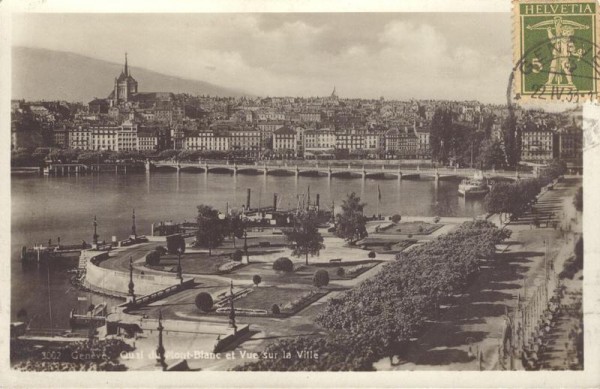 Genève - Mont-Blanc Vorderseite