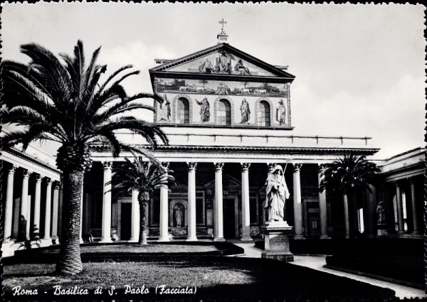 Roma Basilica di S. Paolo (Facciata)