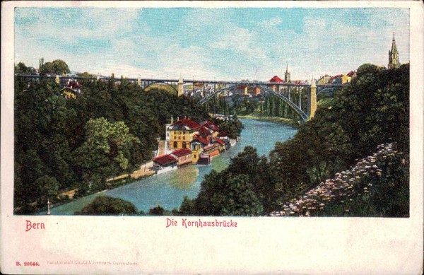 Die Kornhausbrücke in Bern Vorderseite