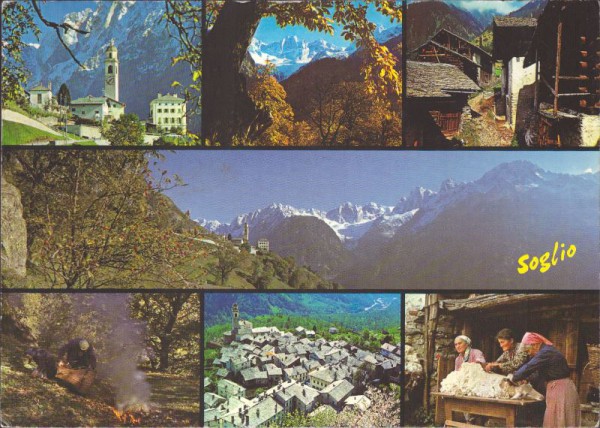 im Bergell. Via Panoramica. Bergeller Hochweg Casaccia-Soglio