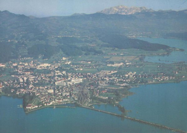 Rapperswil SG  -  Flugaufnahmen Vorderseite