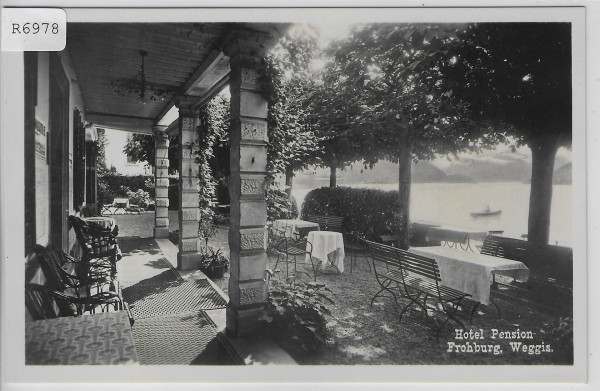 Weggis - Hotel Pension Frohburg Terrasse