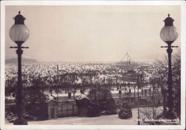 Zürichseegefrörne 1929