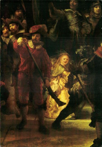Rembrandt Harmensz (1606-1669) - Die Nachtwache Vorderseite