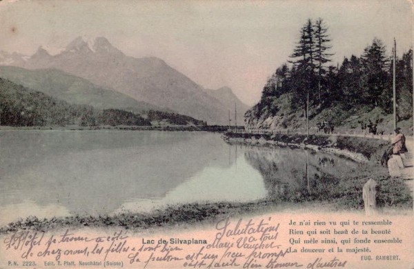 Lac de Silvaplana Vorderseite