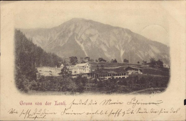 Gruss von der Lenk. Vorderseite