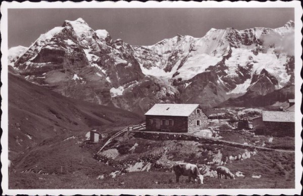 Rotstockhütte Boganggenalp (2040m) Jungfrau Gletscherhorn Ebnefluh