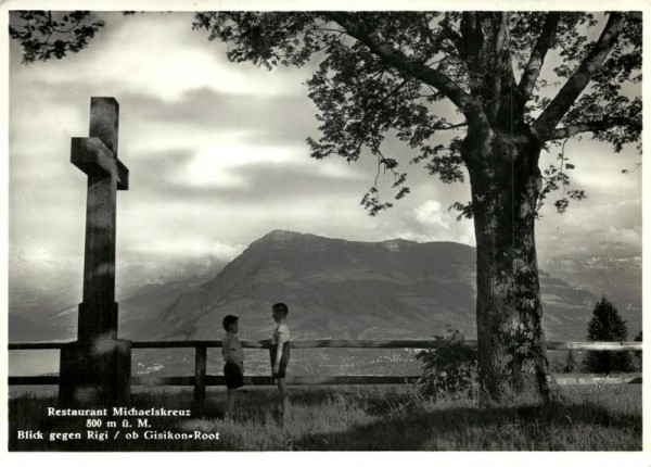Restaurant Michaelskreuz, Blick gegen Rigi Vorderseite