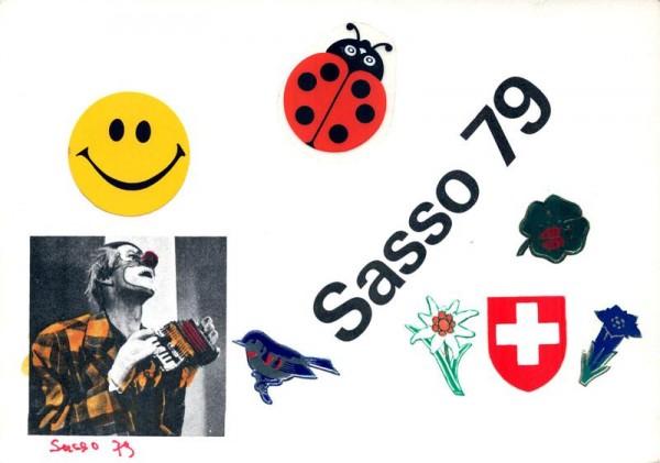 QSL- Karte, Sasso 79, Zürich Vorderseite