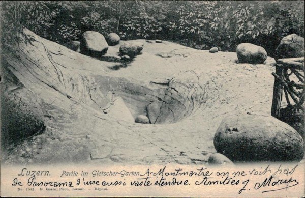 Partie im Gletscher-Garten (Luzern) Vorderseite