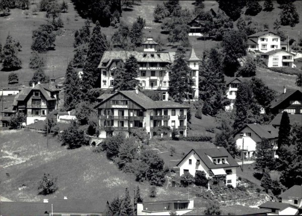 Weggis, Hotel Alpenblick, Flugaufnahme Vorderseite
