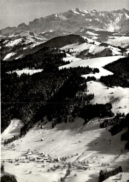 Skigebiet Oberholz, Wald ZH - Flugaufnahmen Vorderseite