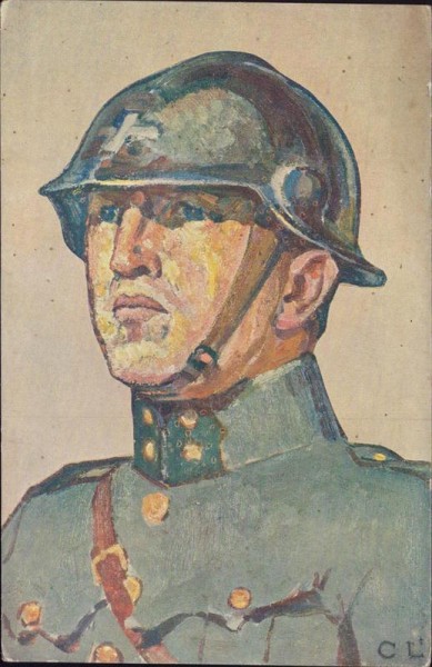 Der Sturmhelm der Schweizer Armee Vorderseite