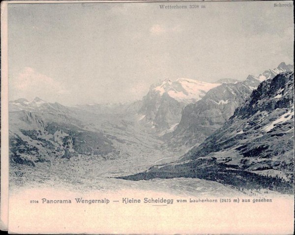 Panorama Wengernalp Vorderseite