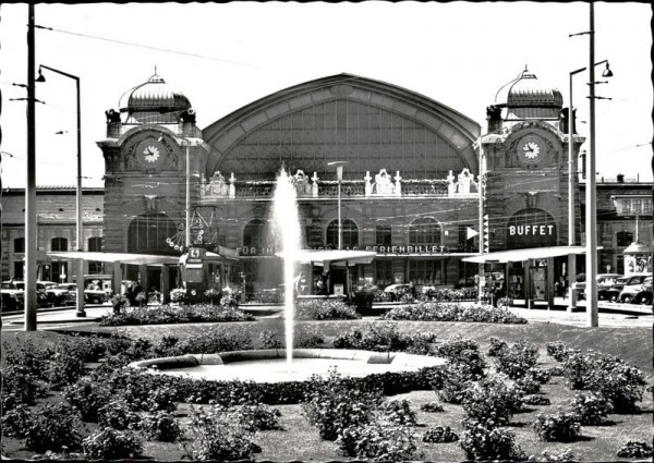 Basel - Bundesbahnhof  Vorderseite