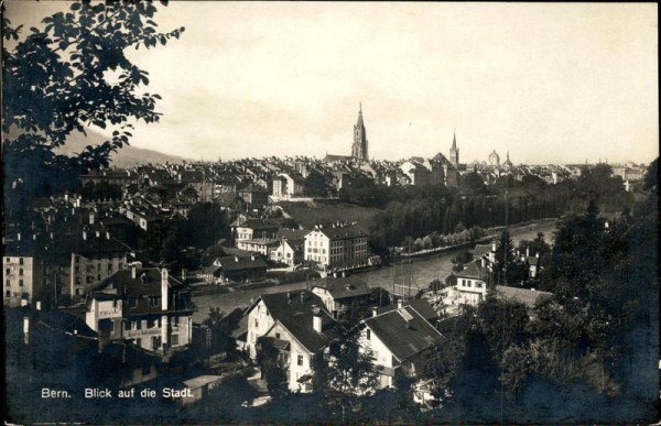 Bern - Blick auf die Stadt Vorderseite