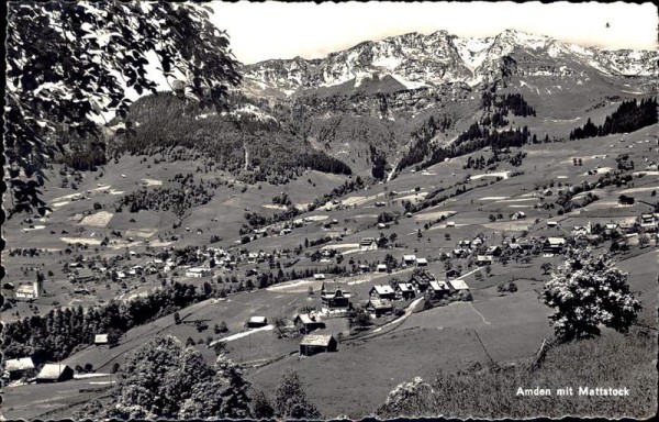 Amden mit Mattstock Vorderseite