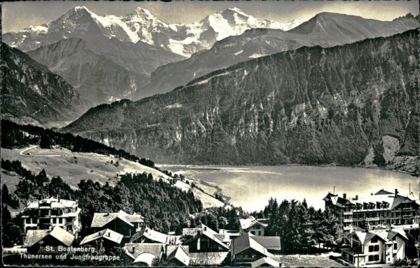 St. Beatenberg - Thunersee und Jungfraugruppe Vorderseite