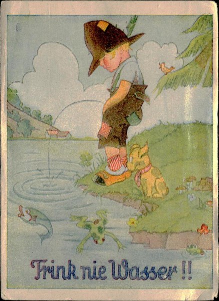 Trink nie Wasser! Vorderseite