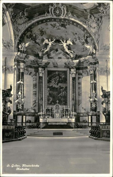 St. Gallen Klosterkirche  Vorderseite