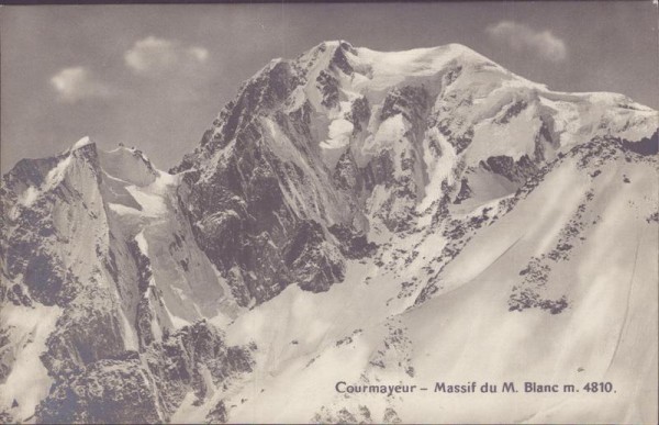 Mont Blanc de Courmayeur (4748 m) Vorderseite
