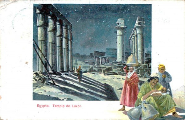 Egypte, Temple de Luxor Vorderseite