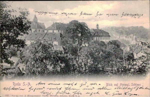 Schloss Weitersroda Vorderseite