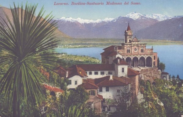 Lugano. Basilica-Santuario, Madonna del Sasso Vorderseite