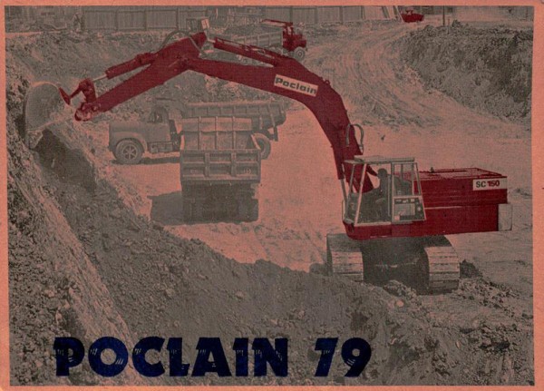 QSL- Karte, Poclain 79, Gebenstorf Vorderseite