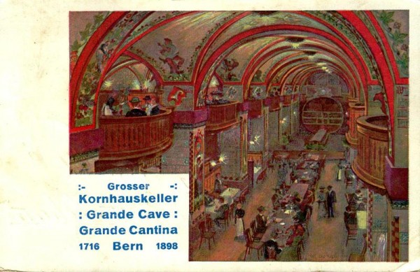 Grosser Kornhauskeller, Bern Vorderseite