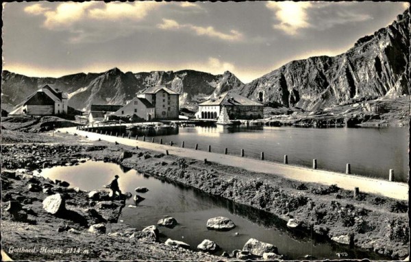Gotthard-Hospiz (2114 m) Vorderseite