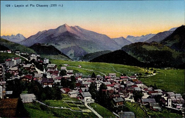 Leysin et Pic Chaussy Vorderseite