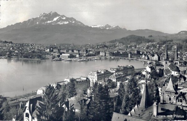 Luzern mit Pilatus Vorderseite