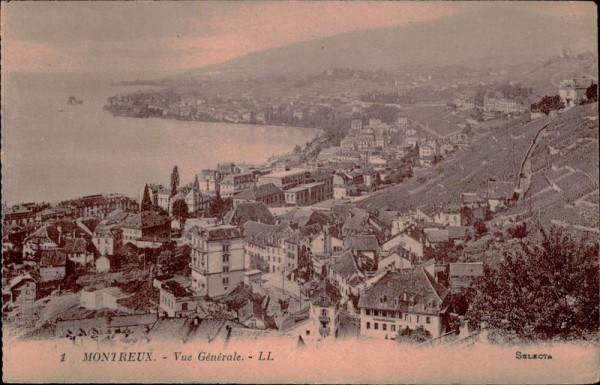 Montreux. - Vue Générale  Vorderseite