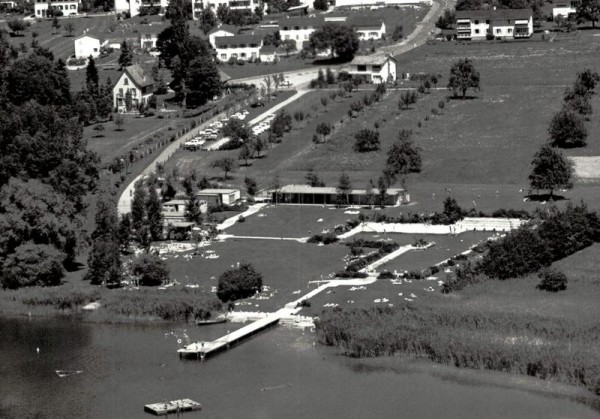 Strandbad Pfäffikon ZH - Flugaufnahmen Vorderseite