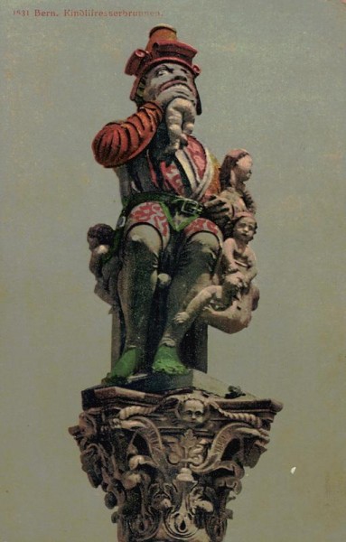 Kindlifresserbrunnen Vorderseite