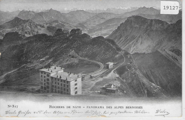 Roches de Naye - Panorama des Alpes Bernoises